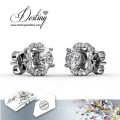 Florecen del destino joyas cristales de Swarovski pendientes